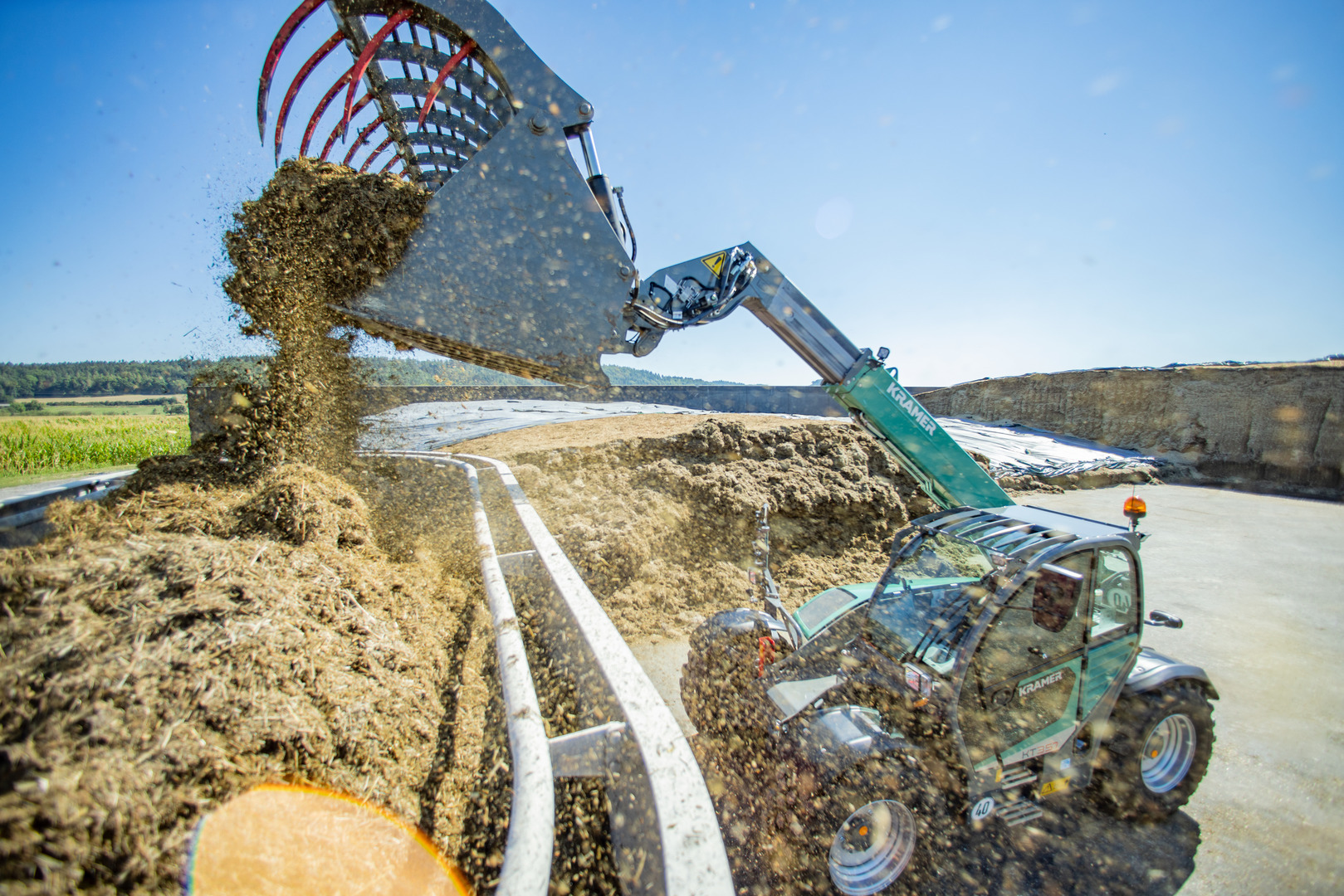 Kramer Telehandler kepçeli